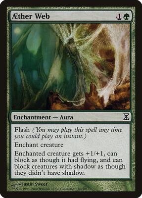 Aether Web card from Time Spiral