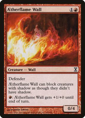 Aetherflame Wall card from Time Spiral