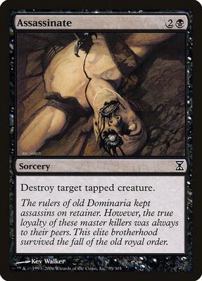 Assassinate card from Time Spiral