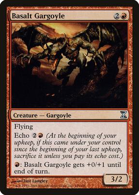 Basalt Gargoyle card from Time Spiral