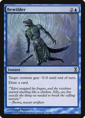 Bewilder card from Time Spiral