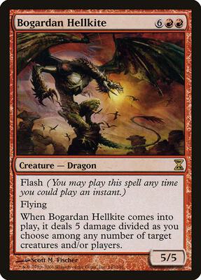 Bogardan Hellkite card from Time Spiral