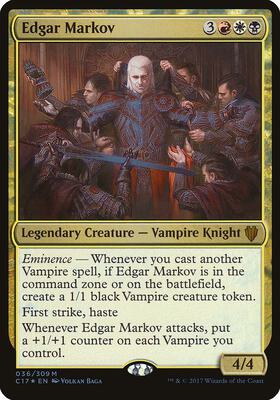 Edgar Markov (Commander 2017) card from Oversize Cards