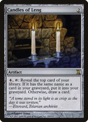 Candles of Leng card from Time Spiral