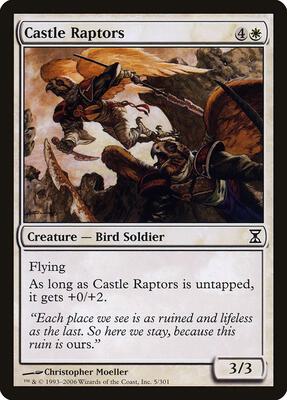 Castle Raptors card from Time Spiral