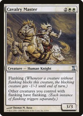 Cavalry Master card from Time Spiral