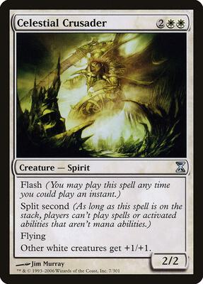 Celestial Crusader card from Time Spiral