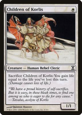 Children of Korlis card from Time Spiral