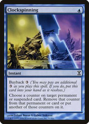 Clockspinning card from Time Spiral