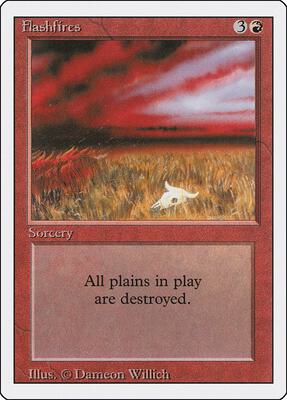 Flashfires card from Revised Edition