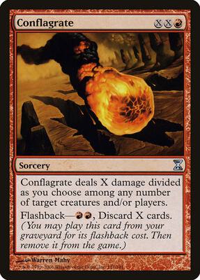 Conflagrate card from Time Spiral