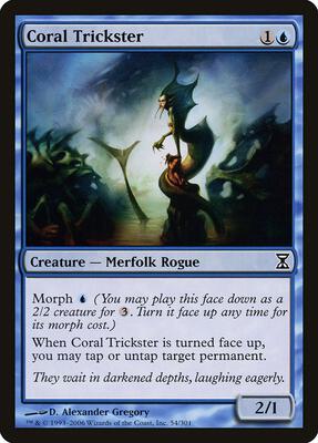 Coral Trickster card from Time Spiral