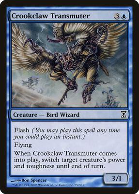 Crookclaw Transmuter card from Time Spiral