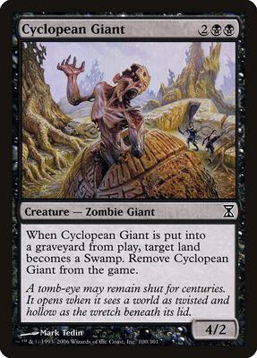 Cyclopean Giant card from Time Spiral