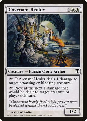 D'Avenant Healer card from Time Spiral
