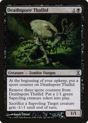 Deathspore Thallid card from Time Spiral