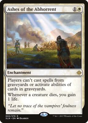 Ashes of the Abhorrent card from Ixalan