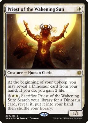 Priest of the Wakening Sun card from Ixalan