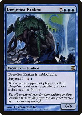 Deep-Sea Kraken card from Time Spiral