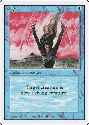 Flight card from Revised Edition