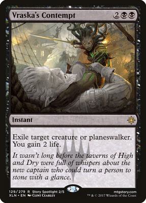 Vraska's Contempt card from Ixalan