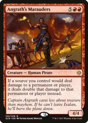 Angrath's Marauders card from Ixalan