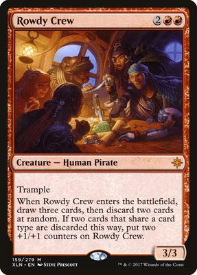 Rowdy Crew card from Ixalan