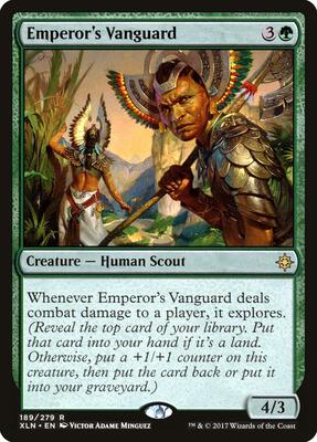 Emperor's Vanguard card from Ixalan