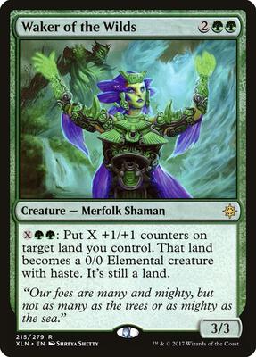 Waker of the Wilds card from Ixalan
