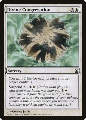 Divine Congregation card from Time Spiral