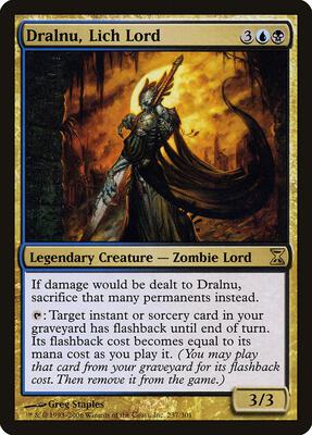 Dralnu, Lich Lord card from Time Spiral