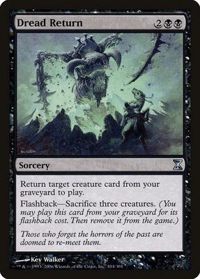 Dread Return card from Time Spiral