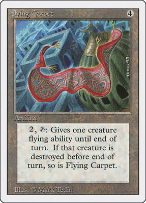 Flying Carpet card from Revised Edition