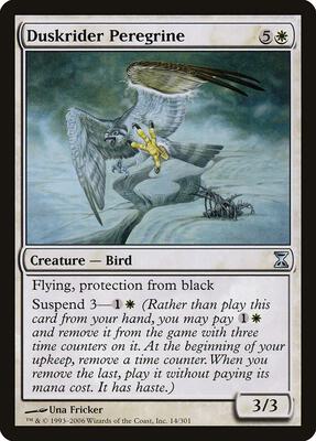 Duskrider Peregrine card from Time Spiral
