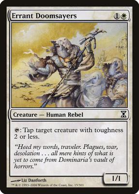 Errant Doomsayers card from Time Spiral