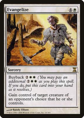 Evangelize card from Time Spiral