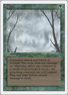 Fog card from Revised Edition
