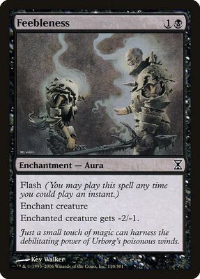 Feebleness card from Time Spiral