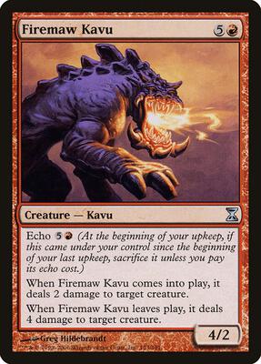 Firemaw Kavu card from Time Spiral