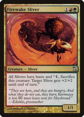 Firewake Sliver card from Time Spiral