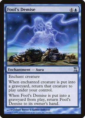 Fool's Demise card from Time Spiral