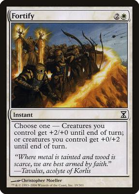 Fortify card from Time Spiral