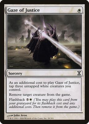Gaze of Justice card from Time Spiral