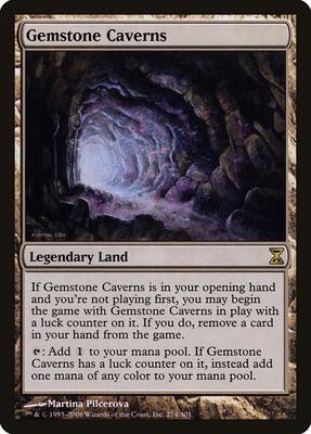 Gemstone Caverns card from Time Spiral