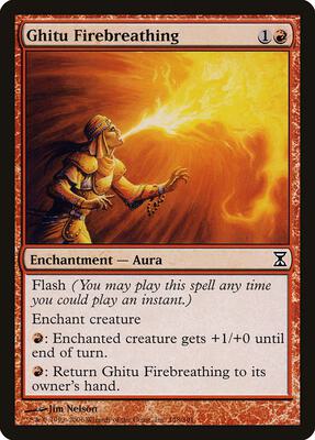 Ghitu Firebreathing card from Time Spiral
