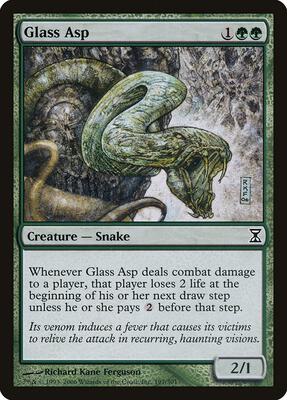 Glass Asp card from Time Spiral