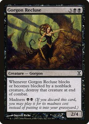 Gorgon Recluse card from Time Spiral