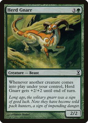 Herd Gnarr card from Time Spiral