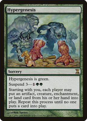 Hypergenesis card from Time Spiral