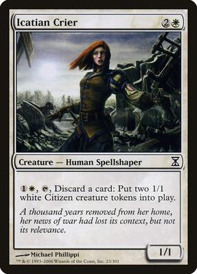 Icatian Crier card from Time Spiral